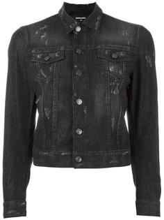 джинсовая куртка с заклепками Dsquared2