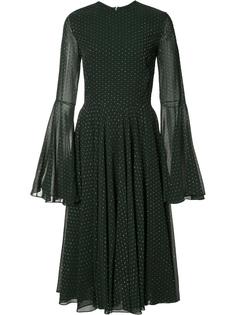платье с расклешенными рукавами Rosetta Getty