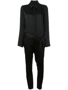 collared long sleeve jumpsuit Rta