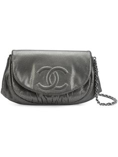 half moon wallet on chain bag Chanel Vintage