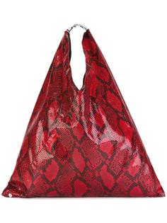 snakeskin print tote bag  Mm6 Maison Margiela