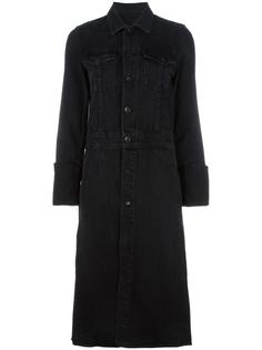 cuffed trench coat Helmut Lang