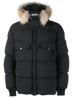 куртка-пуховик с капюшоном Stone Island