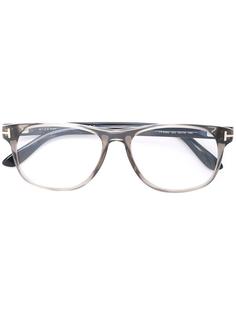 очки в квадратной оправе Tom Ford Eyewear
