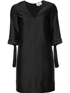 атласное платье с декорированными манжетами 3.1 Phillip Lim