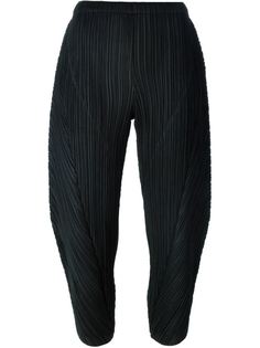 укороченные брюки с гофрированным дизайном  Pleats Please By Issey Miyake