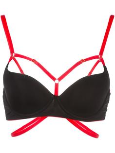 contrast strap bra  Maison Close