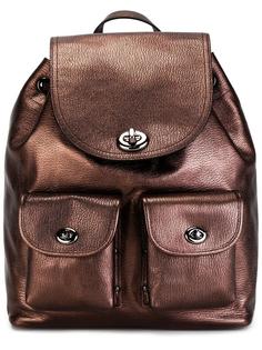 рюкзак с эффектом металлик Coach