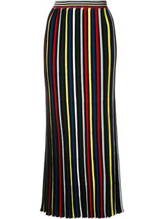 pleated striped skirt Rosetta Getty