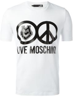 logo print T-shirt Love Moschino