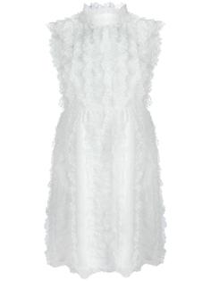 sleeveless ruffled lace dress Givenchy