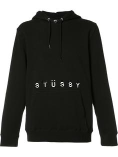 толстовка с принтом логотипа Stussy