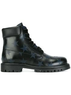 ботинки с принтом звезд Valentino