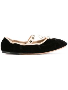 балетки Valentino Garavani 'Rockstud Ballet' Valentino