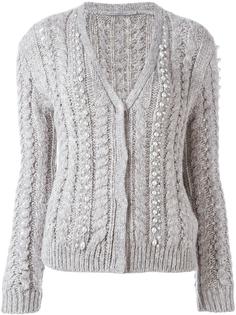 кардиган с жемчужными деталями Ermanno Scervino