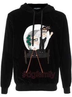 Designer's patch hoodie Dolce &amp; Gabbana