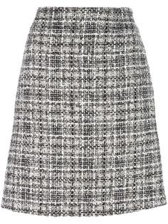 tweed checked skirt Lanvin