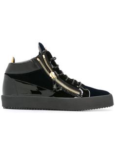 кеды с молниями по бокам Giuseppe Zanotti Design