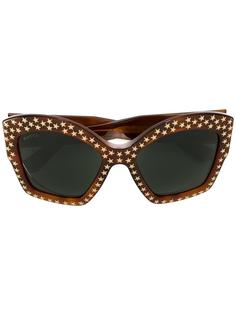 солнцезащитные очки с заклепками Gucci