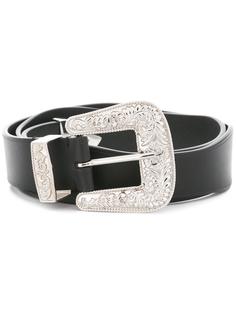 ремень с фактурной пряжкой Givenchy