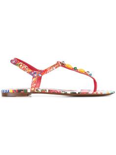 Mambo print sandals Dolce &amp; Gabbana