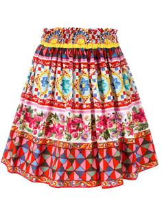 Mambo print pleated skirt Dolce &amp; Gabbana