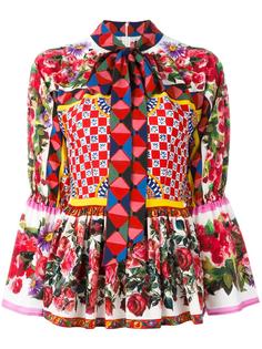 блузка с баской Dolce &amp; Gabbana