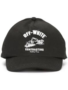 кепка с принтом логотипа Off-White