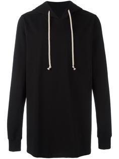 удлиненная толстовка с капюшоном Rick Owens