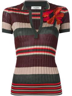 striped polo shirt Valentino
