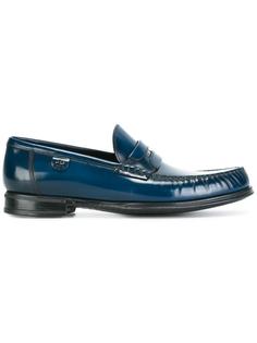 brushed leather moccasins Dolce &amp; Gabbana