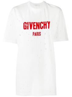 футболка с принтом логотипа Givenchy