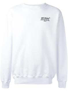 толстовка с вышивкой логотипа Off-White