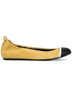 contrast toe cap ballerinas Lanvin