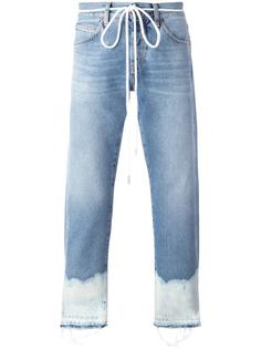 джинсы с выбеленными краями Off-White