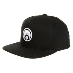 Бейсболка с прямым козырьком Osiris Snap Back Hat Standard Black/White