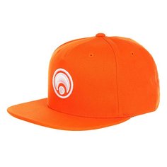 Бейсболка с прямым козырьком Osiris Snap Back Hat Standard Orange/White