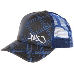 Бейсболка с сеткой K1X Check It Out Trucker Cap Stealth Grey/Cyan