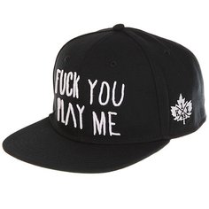 Бейсболка с прямым козырьком K1X Fypm Snapback Cap Black/White