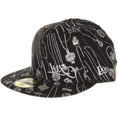 Бейсболка с прямым козырьком K1X Let The Chain Hang Low Cap Black/Silver