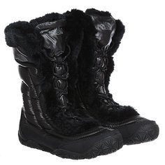 Сапоги зимние женские The North Face Nuptse Faux Fur Iv Shiny Black