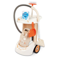 Тележка для уборки с пылесосом, Smoby