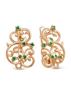 Ювелирные серьги Серебро России