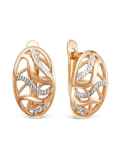 Ювелирные серьги Серебро России