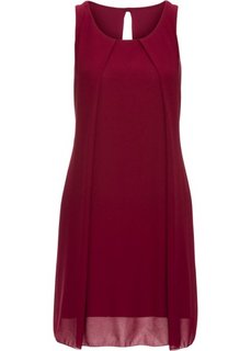 Платье со стильным вырезом на спине (бордовый) Bonprix