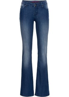 Джинсы Bootcut, низкий рост (K) (голубой) Bonprix