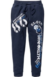 Трикотажные брюки Slim Fit (антрацитовый меланж) Bonprix