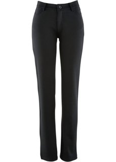 Прямые трикотажные брюки (темно-синий) Bonprix