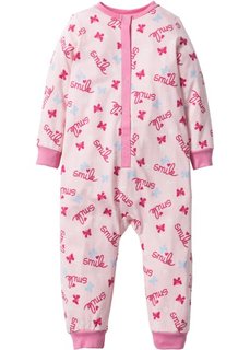 Спальный комбинезон (розовый меланж) Bonprix