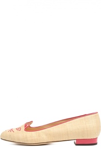 Плетеные балетки Kitty Charlotte Olympia